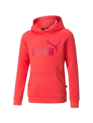 Dětská mikina ESS Logo FL Jr 587031 35 růžová - Puma Dětská mikina ESS Logo FL Jr 587031 35 růžová - Puma