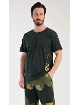 Pánské pyžamo dlouhé Army Pánské pyžamo dlouhé Army