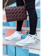 Tenisky na Vysokém Podpatku Big Star GG274027 Bile