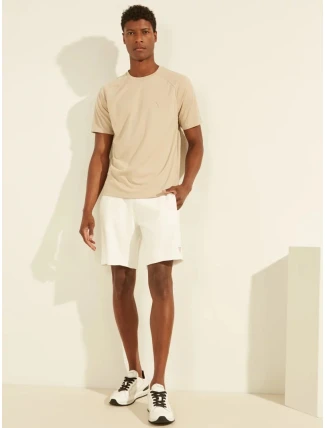 Pánské tričko U1YA14JR06M - SCFY krémová - Guess Pánské tričko U1YA14JR06M - SCFY krémová - Guess