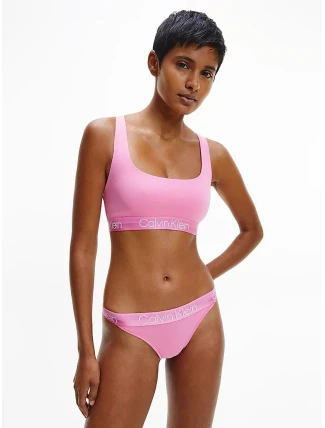 Sportovní braletka - QF6684E - TO3 - Hollywood růžová - Calvin Klein Sportovní braletka - QF6684E - TO3 - Hollywood růžová - Calvin Klein