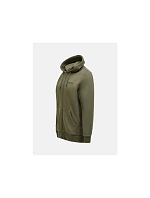Mikina PEAK PERFORMANCE Original Small Logo Zip Hood Men, zelená Mikina PEAK PERFORMANCE Original Small Logo Zip Hood Men, zelená