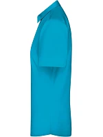 Daiber JN 680 Popelínová košile s krátkým rukávem 02.0680 turquoise Daiber JN 680 Popelínová košile s krátkým rukávem 02.0680 turquoise