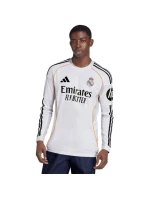 Pánské tričko adidas Real Madrid 25/26 Home s dlouhým rukávem bílé JN8884 pánské
