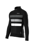 Biemme košile s dlouhým rukávem CALDERONE černá šedá XXL