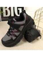 American Club Jr AM902A šedé trekové boty na suchý zip American Club Jr AM902A šedé trekové boty na suchý zip