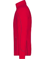 Daiber JN 597 Pánská strukturovaná fleecová bunda 02.0597 red/carbon Daiber JN 597 Pánská strukturovaná fleecová bunda 02.0597 red/carbon