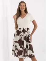 Šaty DHJ SK 253701.80 světle béžové