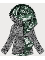 Zelená dámská oboustranná bunda (BR9795-10)