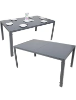 ZAHRADNÍ STŮL 150x90x73 cm tmavě šedý