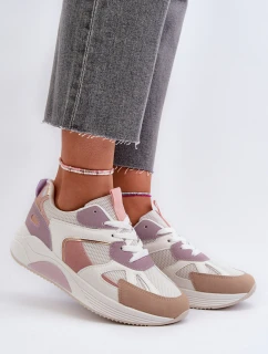 Dámské tenisky na platformě fialové Lenivia