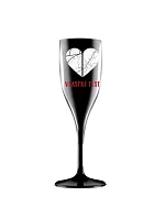 Personalizovaná nerozbitná prosecco sklenice - Dvě místa, jedno srdce Personalizovaná nerozbitná prosecco sklenice - Dvě místa, jedno srdce