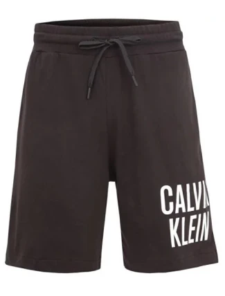 Pánské teplákové šortky KM0KM00753 - BEH Černá - Calvin Klein Pánské teplákové šortky KM0KM00753 - BEH Černá - Calvin Klein