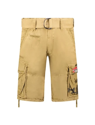 Geografické Norsko Pasteque EO 063 M SX1425H/GNO-Beige šortky Geografické Norsko Pasteque EO 063 M SX1425H/GNO-Beige šortky