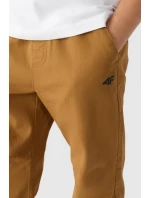 Chlapecké Kalhoty Jogger Casual Hladké 4F Khaki 4FJWMM00TTROM0812-43S
