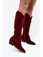 Kozačky na podpatku model 220212 Step in style Kozačky na podpatku model 220212 Step in style