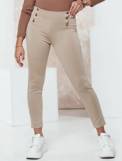 Dámské kalhoty MODSTORY beige FashionStreet UY2179