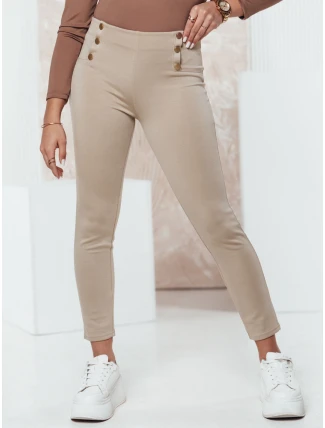 Dámské kalhoty MODSTORY beige FashionStreet UY2179 Dámské kalhoty MODSTORY beige FashionStreet UY2179