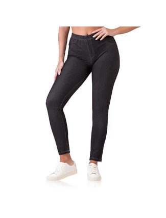 Dámské tregíny RELAX & GO JEANS TREGGINGS - BELLINDA - černá