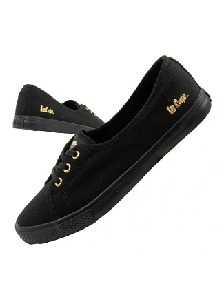 Lee Cooper boty dámské tenisky sportovní černé slip-on ballerina dámské