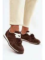 Kožené tenisky Vinceza Dámské 86427 Čokoládové