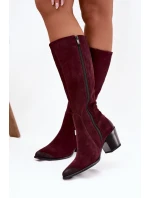 Kozačky na podpatku  model 221524 Step in style