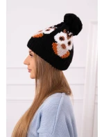 Dámská čepice Owl K340 černá Dámská čepice Owl K340 černá
