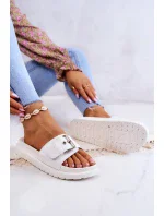 Dámské módní pantofle Big Star - bílé Dámské módní pantofle Big Star - bílé