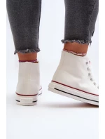 Dámské vysoké tenisky Big Star Bílé