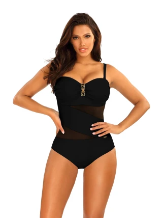 Dámské jednodílné plavky S8030CH3 Gold7 černé - Self Dámské jednodílné plavky S8030CH3 Gold7 černé - Self