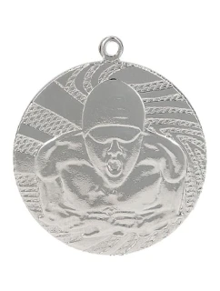 Stříbrná medaile - plavání - ocelová medaile