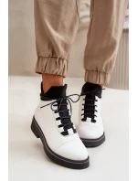 Nízké dámské boty z ekologické kůže béžové Erisabelle