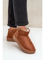 Dámské Sněhule Na Platformě D.Franklin DFSH370010 Hnědé