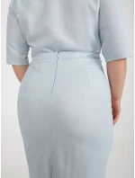Sukně LK SD 506697.95 světle modrá Sukně LK SD 506697.95 světle modrá