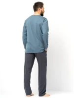 Pánské pyžamo Key MNS 627 B25 délka/r M-2XL