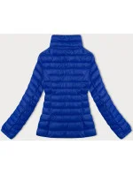 Lehká modrá dámská prošívaná bunda (5M706-184)