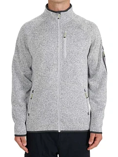 Pánský fleece 4F M443 cool light grey melange 4FWSS26TFLEM443 27M