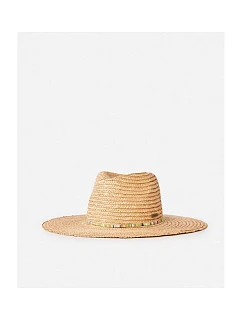 Klobouk RIP CURL Classic Surf Straw Panama v tyrkysové barvě