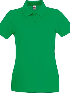 Fruit of the Loom Lady-Fit Premium Polo Dámské piqué polo 16.3030 kelly green