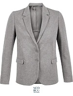 NEOBLU Marcel Women Dámský piqué blejzr 24.3170 grey melange NEOBLU Marcel Women Dámský piqué blejzr 24.3170 grey melange
