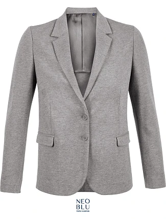 NEOBLU Marcel Women Dámský piqué blejzr 24.3170 grey melange NEOBLU Marcel Women Dámský piqué blejzr 24.3170 grey melange