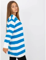 Dámský svetr LC SW 8030 bílý a modrý Dámský svetr LC SW 8030 bílý a modrý