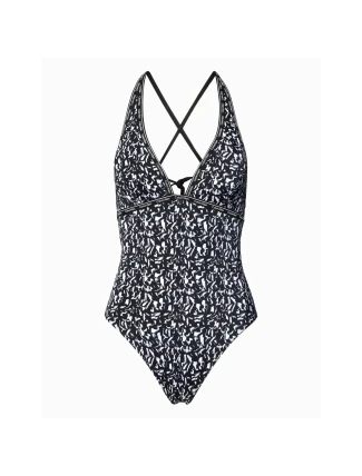 Core Logo Dámské jednodílné plavky KW0KW02076-0GK - Calvin Klein