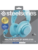 Bezdrátová sluchátka Steelseries Arctis Nova 3P pro Playstation, Aqua