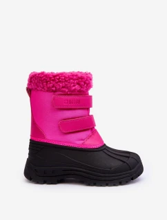 Dětské sněhové boty na zipy Big Star Fuksja MM374112