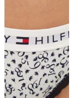 Dámská tanga UW0UW04809 02X bílé s potiskem - Tommy Hilfiger Dámská tanga UW0UW04809 02X bílé s potiskem - Tommy Hilfiger