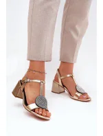 Sandály na podpatku  model 211643 Step in style