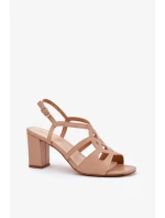 Sandály na podpatku  model 212835 Step in style