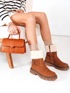 Dámské zateplené velbloudí boty FashionStreet ZY1226