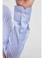 NEOBLU Baptiste Men Mikro keprová košile s dlouhým rukávem 24.4338 blue stripes NEOBLU Baptiste Men Mikro keprová košile s dlouhým rukávem 24.4338 blue stripes